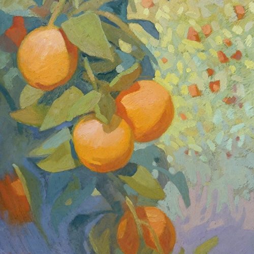 January Oranges by Carolyn Lord